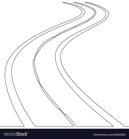 Контур дороги