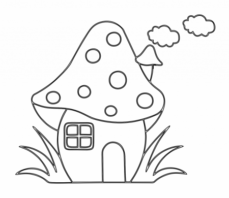 Аппликация домик