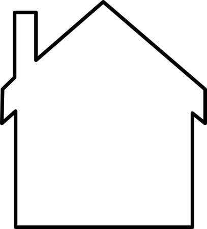 Домик контур