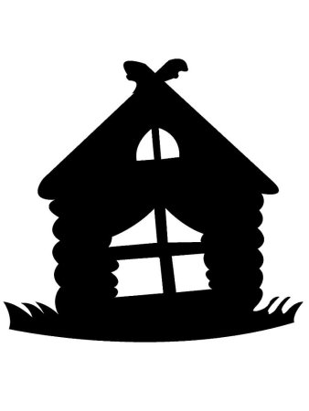 Домик рисунок к новому году