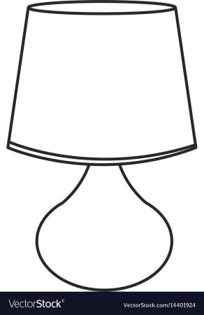 Аппликация торшер