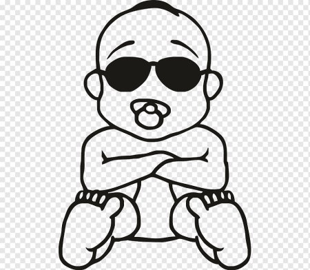 Медвежонок трафарет