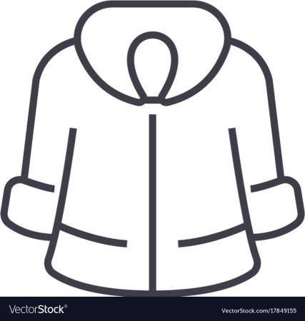 Шубка раскраска для детей