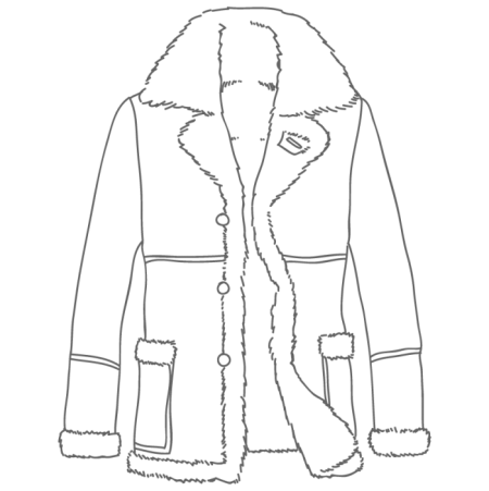 Лекало дубленки