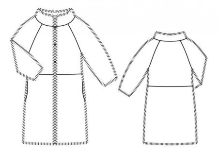 Шубка из искусственного меха выкройка из Бурда