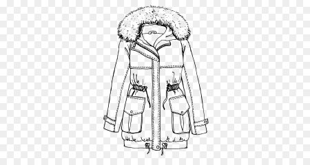 Куртка раскраска