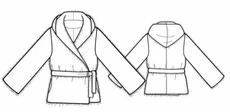 Лекало мехового пальто