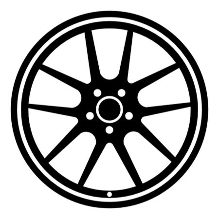 Колесо автомобиля вектор