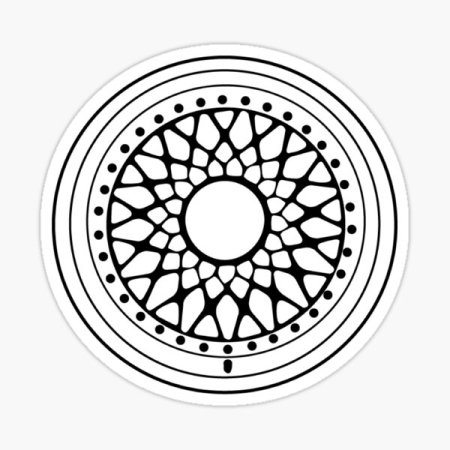 Диск BBS чертеж