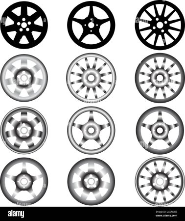 Автомобильный диск вектор