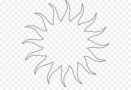 Солнце рисунок маленький