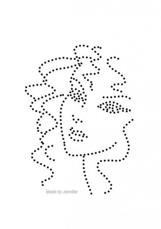 Точечный трафарет для страз