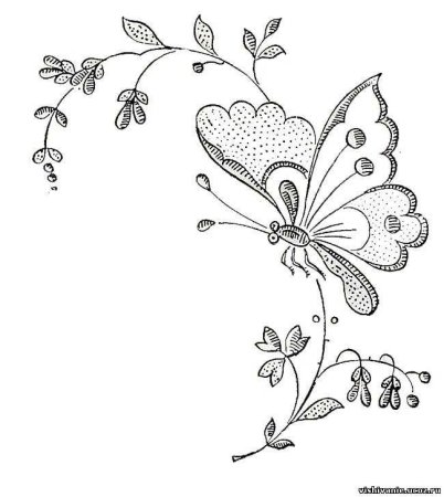 Узоры для вышивки гладью