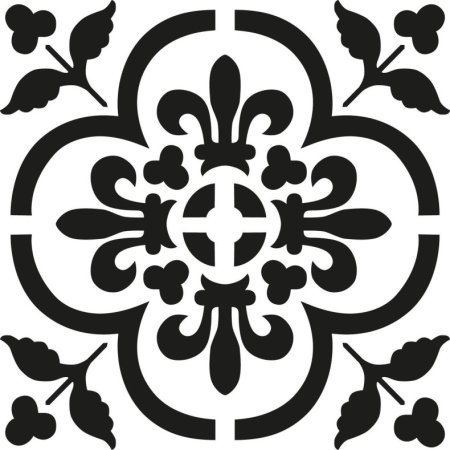 Трафаретные узоры