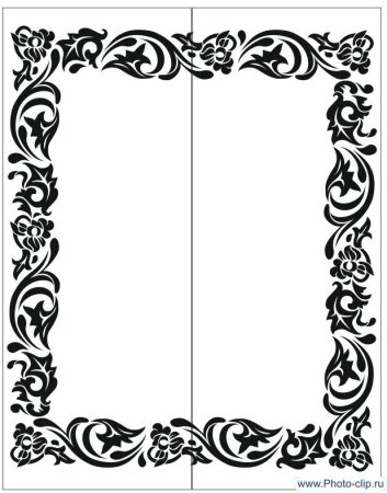 Трафаретные рамки