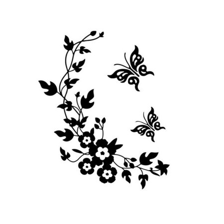 Трафаретные узоры на стены