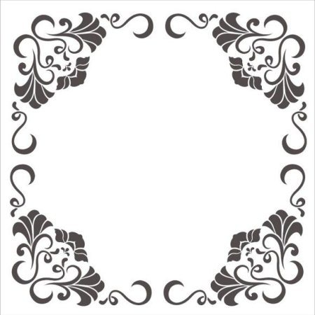 Рамка трафарет