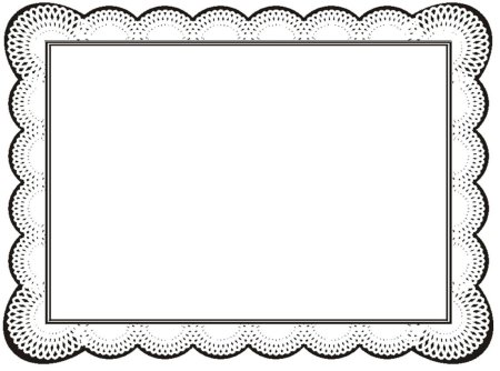 Рамка трафарет