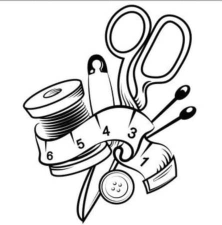 Трафареты швейных принадлежностей