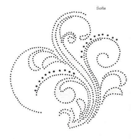 Трафареты для точечной росписи контурами