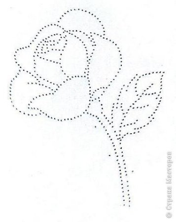 Трафарет для вышивания для детей