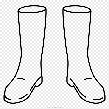 Раскраска сапоги резиновые для детей