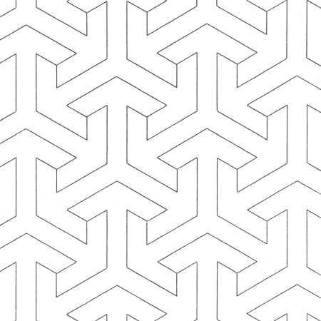 Трафаретный повторяющийся узор