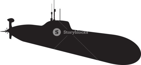 Трафарет подводной лодки