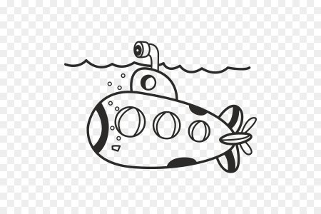 Подводная лодка раскраска для детей