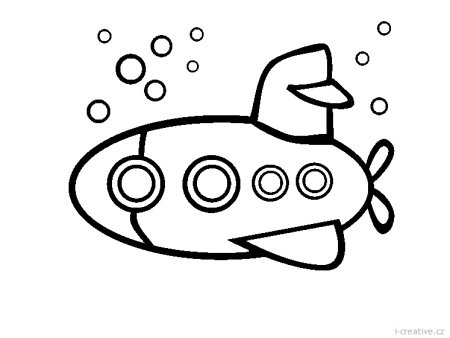 Подводные лодки раскраска