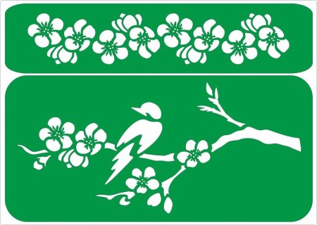 Нарисованное окно на стене