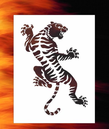 Трафарет черепа для аэрографии