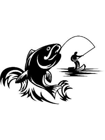 Векторные изображения рыбалка