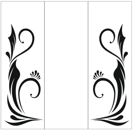 Угловые Трафаретные узоры