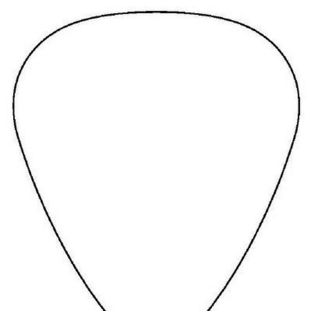 Трафарет лепестка цветка