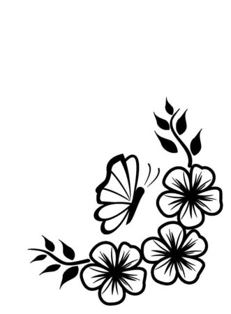 Красивые трафареты цветов