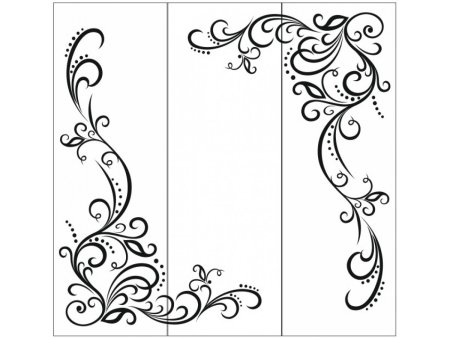 Угловые узоры для выжигания по дереву