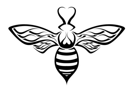 Стилизованная пчела