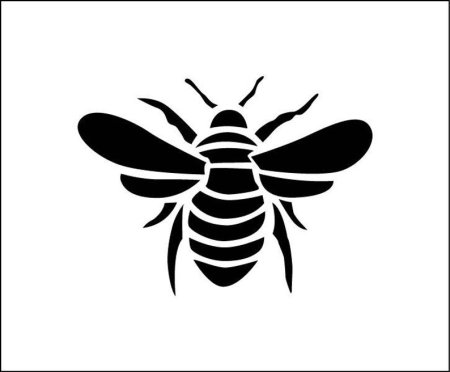 Пчела чб