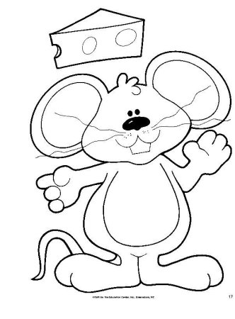 Раскраска мышка норушка из сказки Теремок