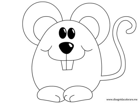 Мышь трафарет для вырезания