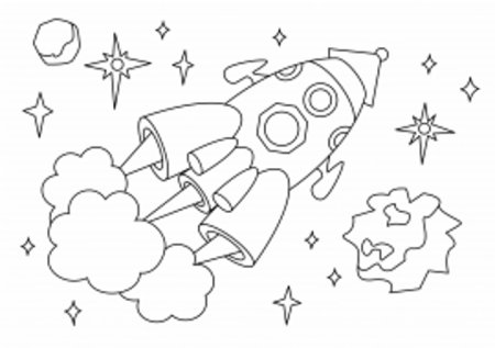 Раскраски звезды и планеты