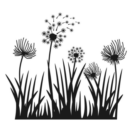 Трава силуэт