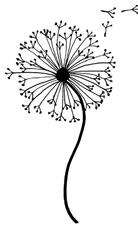 Одуванчик рисунок