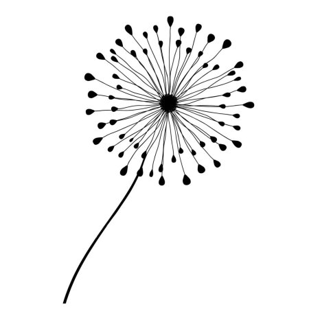 Одуванчик шаблон