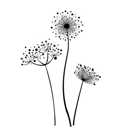 Одуванчик узор