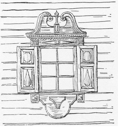 Ставни для окон рисунок