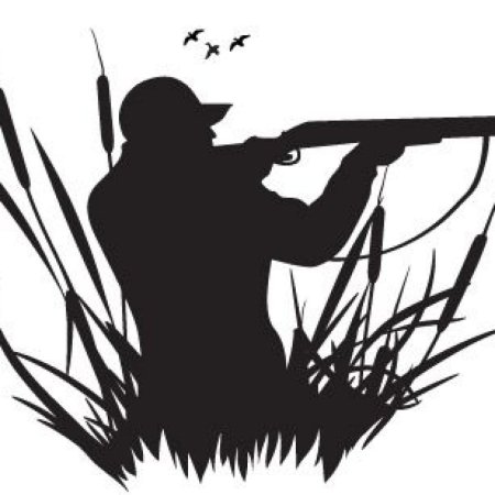 Охотник силуэт