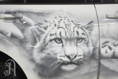 Аэрография на машине