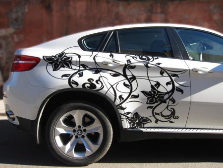 Трафарет на автомобиль для аэрографии